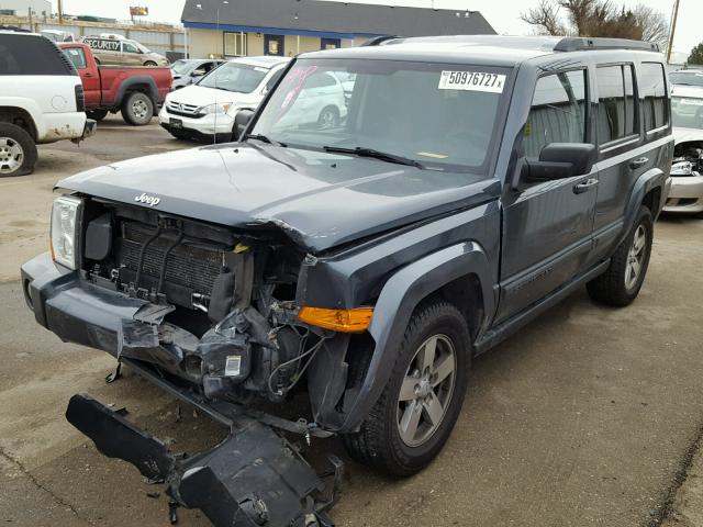 1J8HG48K38C131955 - 2008 JEEP COMMANDER 蓝色 照片 2