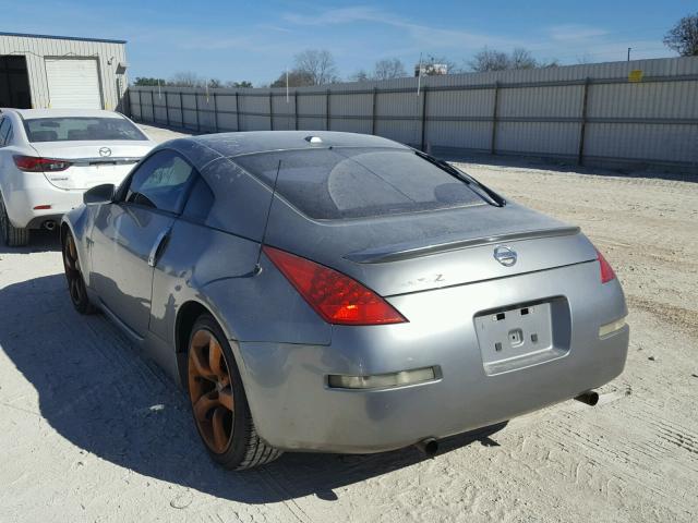 JN1AZ34E06M354333 - 2006 NISSAN 350Z COUPE GRAY photo 3