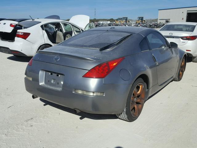 JN1AZ34E06M354333 - 2006 NISSAN 350Z COUPE GRAY photo 4