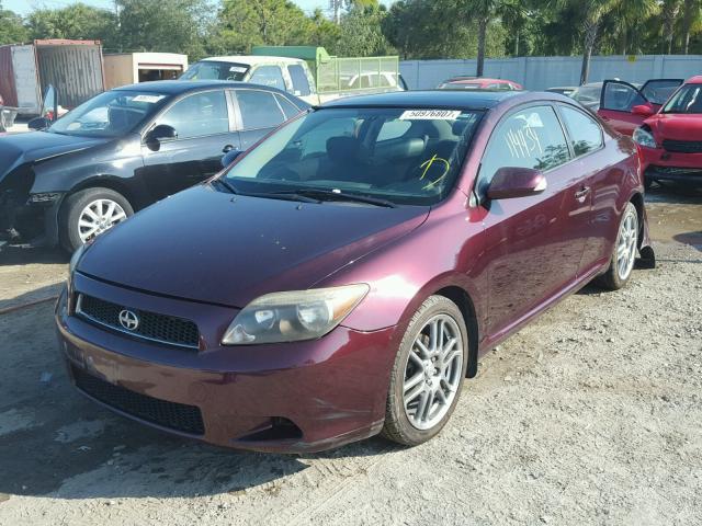 JTKDE177550010938 - 2005 TOYOTA SCION TC 勃艮第红 照片 2