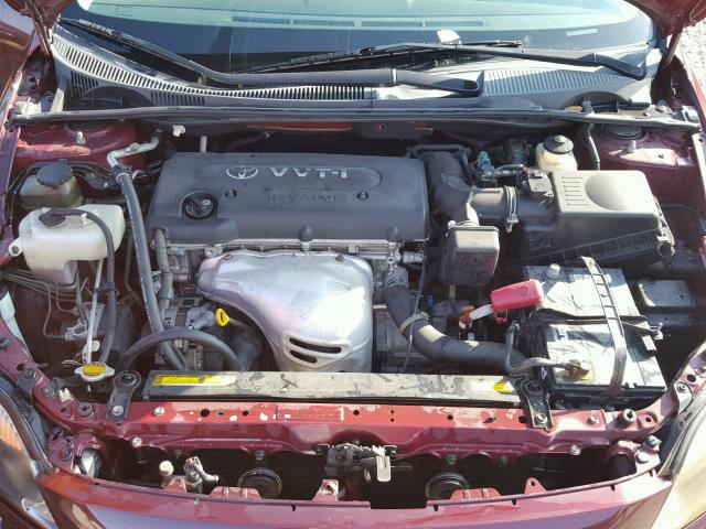 JTKDE177550010938 - 2005 TOYOTA SCION TC 勃艮第红 照片 7