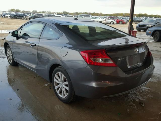 2HGFG3B8XCH515096 - 2012 HONDA CIVIC EX GRAY photo 3