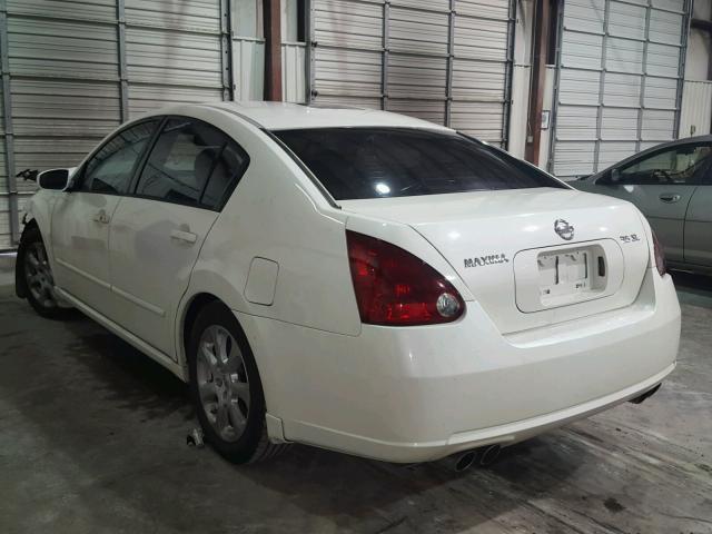 1N4BA41E07C823310 - 2007 NISSAN MAXIMA SE WHITE photo 3