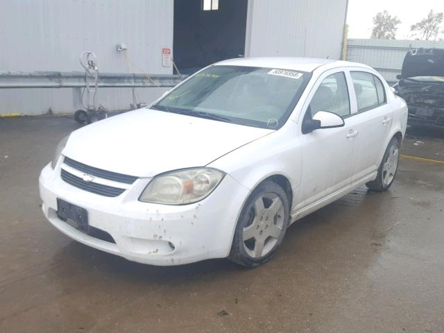 1G1AF5F57A7215024 - 2010 CHEVROLET COBALT 2LT WHITE photo 2