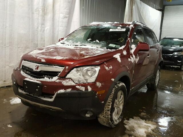 3GSCL33PX8S686345 - 2008 SATURN VUE XE RED photo 2