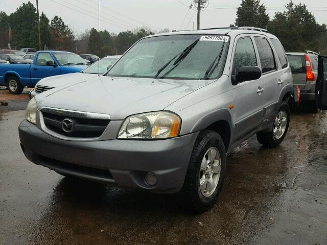 4F2YU09122KM44412 - 2002 MAZDA TRIBUTE LX GRAY photo 2