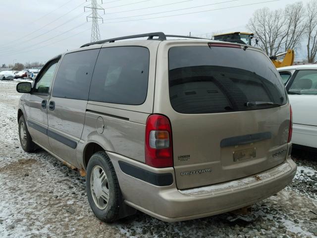 1GNDX03E51D288023 - 2001 CHEVROLET VENTURE BROWN photo 3