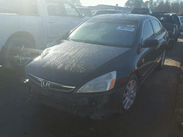 1HGCM66497A080404 - 2007 HONDA ACCORD SE BLACK photo 2