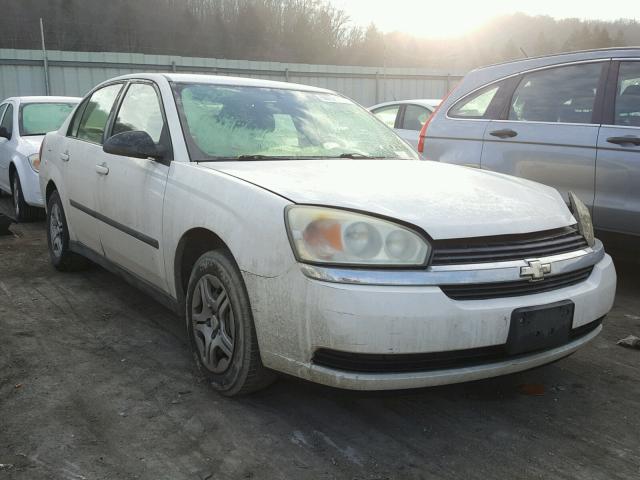 1G1ZS52F55F283735 - 2005 CHEVROLET MALIBU WHITE photo 1