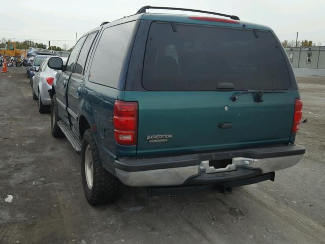 1FMEU18W7VLC39524 - 1997 FORD EXPEDITION GREEN photo 3