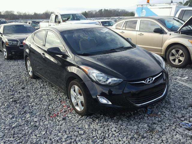 5NPDH4AE0DH382518 - 2013 HYUNDAI ELANTRA GL BLACK photo 1