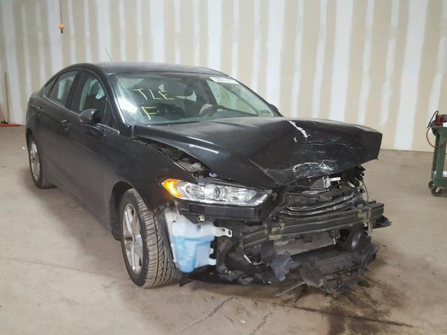 3FA6P0H79FR129070 - 2015 FORD FUSION SE BLACK photo 1