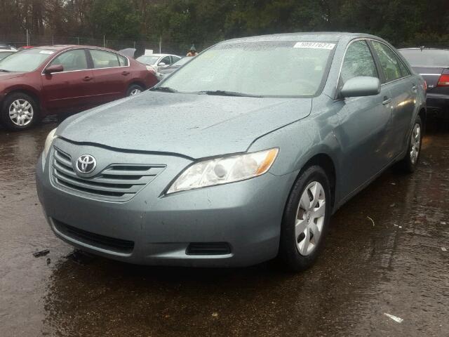 4T1BE46K49U832839 - 2009 TOYOTA CAMRY BASE GREEN photo 2