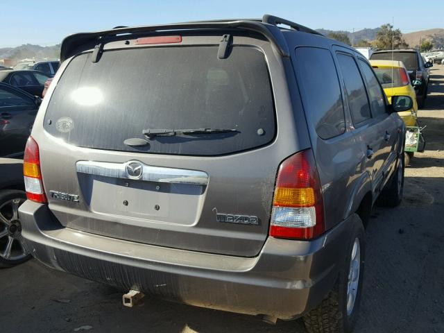 4F2CZ06194KM20546 - 2004 MAZDA TRIBUTE ES 灰色 照片 4