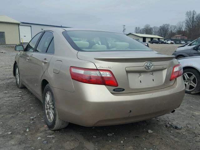 4T1BE46K88U203261 - 2008 TOYOTA CAMRY CE TAN photo 3