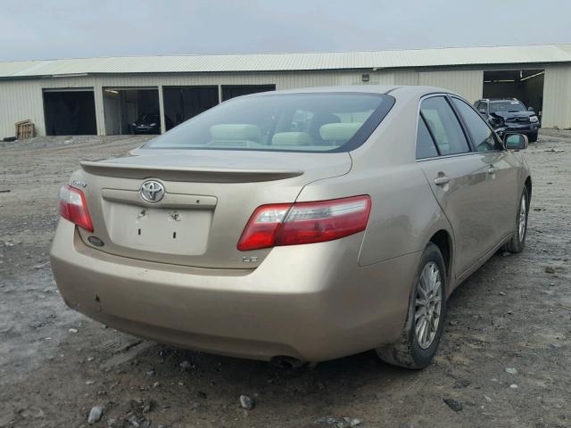 4T1BE46K88U203261 - 2008 TOYOTA CAMRY CE TAN photo 4