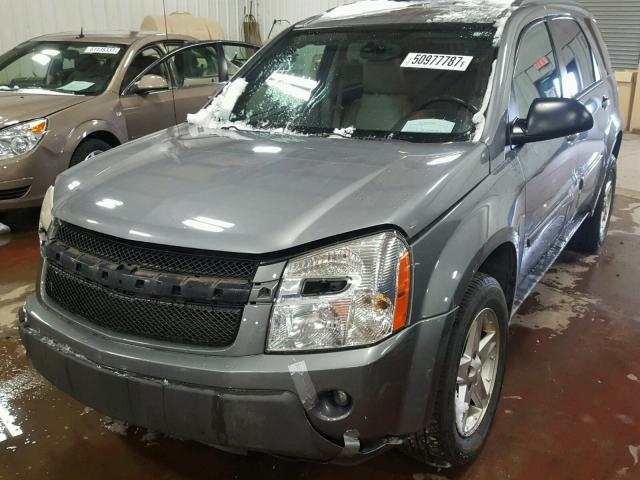 2CNDL73F256148257 - 2005 CHEVROLET EQUINOX LT GRAY photo 2