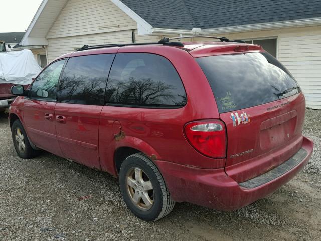 2D4GP44L36R668317 - 2006 DODGE GRAND CARA RED photo 3