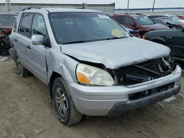 2HKYF18793H597813 - 2003 HONDA PILOT EXL SILVER photo 1