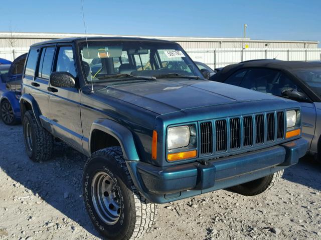 1J4FJ28S5WL251221 - 1998 JEEP CHEROKEE S GREEN photo 1