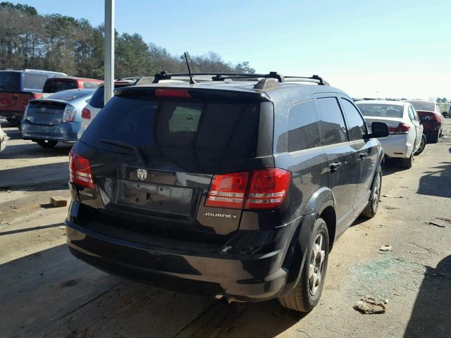 3D4GG47B39T590092 - 2009 DODGE JOURNEY SE BLACK photo 4