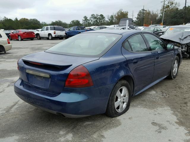 2G2WP552461300803 - 2006 PONTIAC GRAND PRIX BLUE photo 4