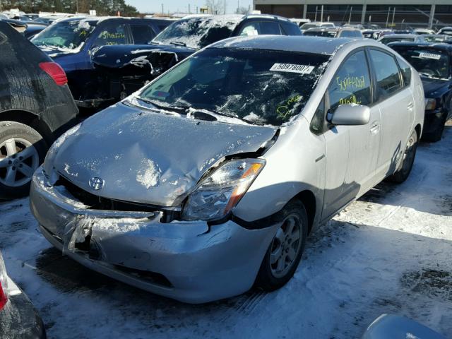 JTDKB20U867068421 - 2006 TOYOTA PRIUS SILVER photo 2