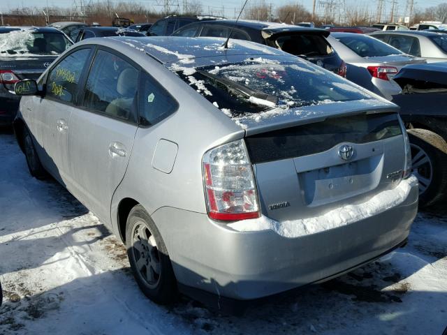 JTDKB20U867068421 - 2006 TOYOTA PRIUS SILVER photo 3