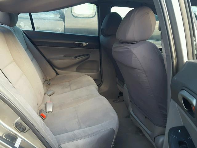 1HGFA16527L090407 - 2007 HONDA CIVIC LX GRAY photo 6