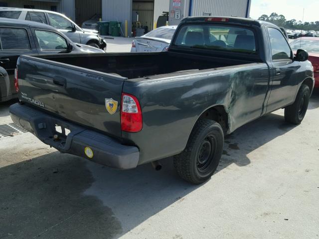 5TBJU321X5S442975 - 2005 TOYOTA TUNDRA GREEN photo 4