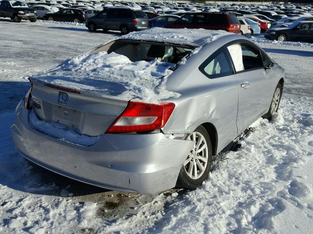 2HGFG3B00CH503100 - 2012 HONDA CIVIC EXL SILVER photo 4