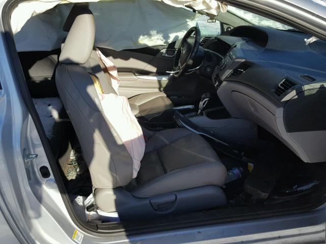 2HGFG3B00CH503100 - 2012 HONDA CIVIC EXL SILVER photo 5