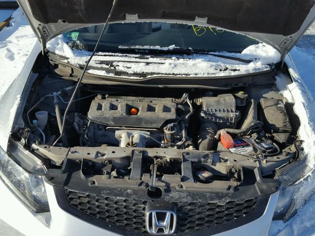 2HGFG3B00CH503100 - 2012 HONDA CIVIC EXL SILVER photo 7