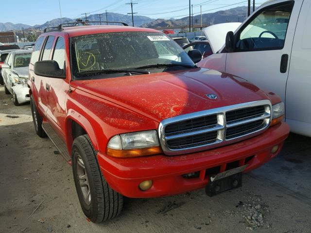 1B4HS48N42F210988 - 2002 DODGE DURANGO SL RED photo 1