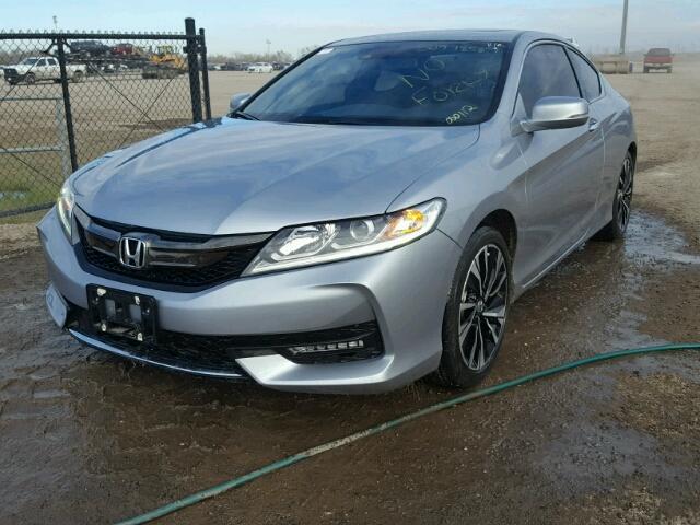 1HGCT1B65HA000112 - 2017 HONDA ACCORD EXL SILVER photo 2