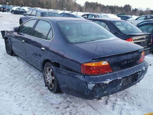 19UUA56651A029241 - 2001 ACURA 3.2TL BLUE photo 3