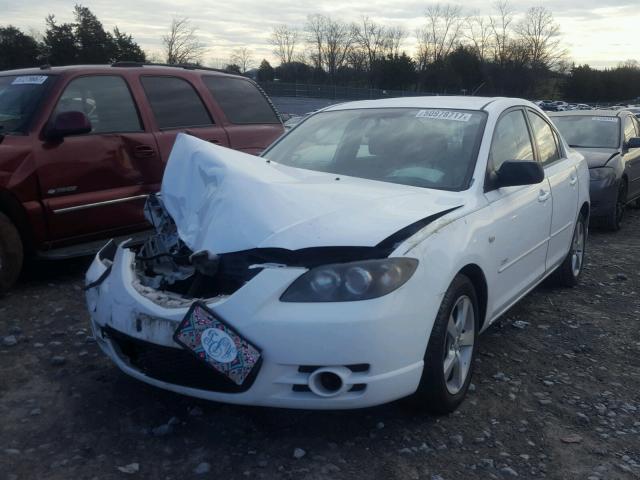 JM1BK123651258444 - 2005 MAZDA 3 S WHITE photo 2