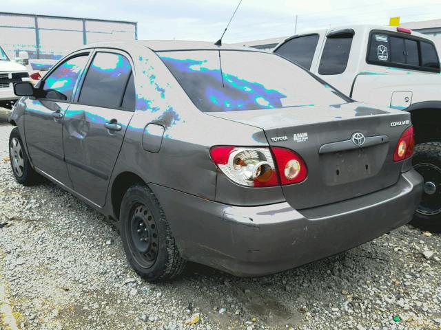 1NXBR32E33Z030322 - 2003 TOYOTA COROLLA CE GRAY photo 3