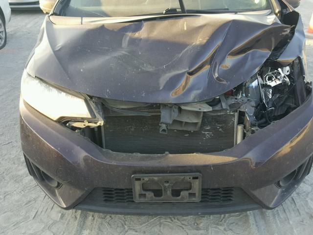 3HGGK5H82FM709326 - 2015 HONDA FIT EX PURPLE photo 9