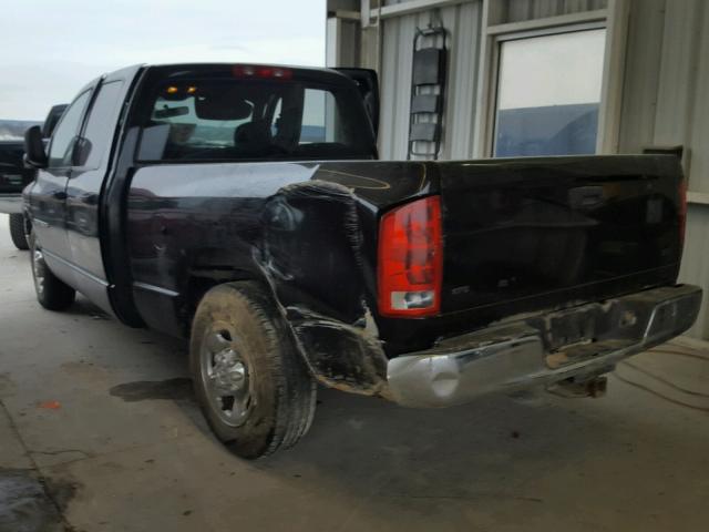 3D7KA28C23G774269 - 2003 DODGE RAM 2500 S BLACK photo 3