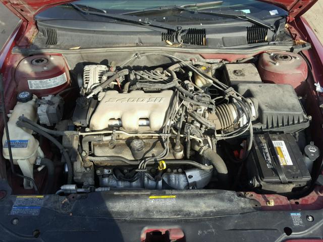 1G2NF52E04M576961 - 2004 PONTIAC GRAND AM S RED photo 7