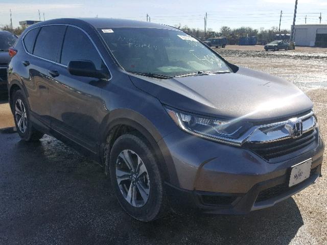 7FARW5H3XHE008268 - 2017 HONDA CR-V LX GRAY photo 1