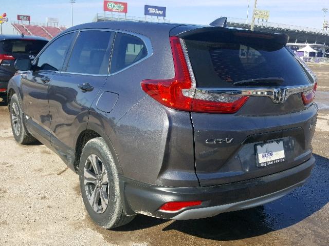 7FARW5H3XHE008268 - 2017 HONDA CR-V LX GRAY photo 3