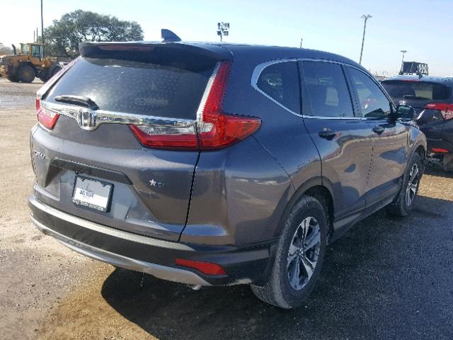 7FARW5H3XHE008268 - 2017 HONDA CR-V LX GRAY photo 4