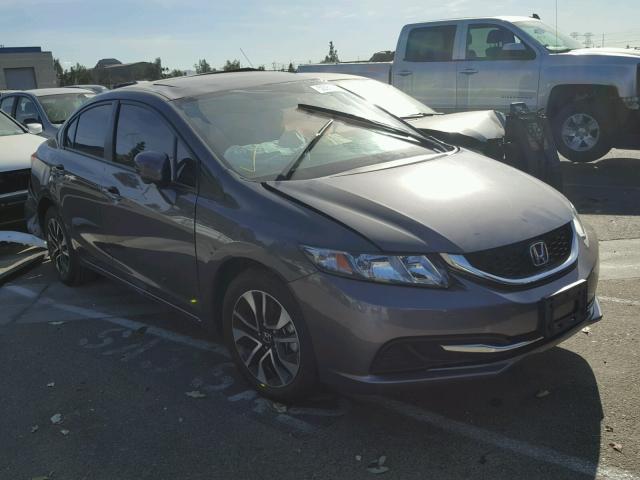 19XFB2F83FE271941 - 2015 HONDA CIVIC EX GRAY photo 1