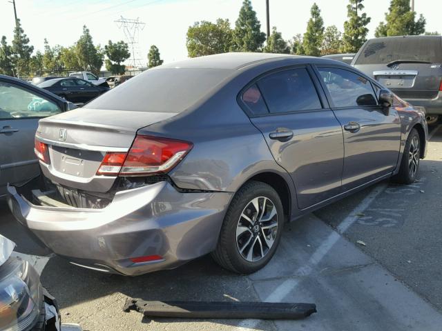 19XFB2F83FE271941 - 2015 HONDA CIVIC EX GRAY photo 4