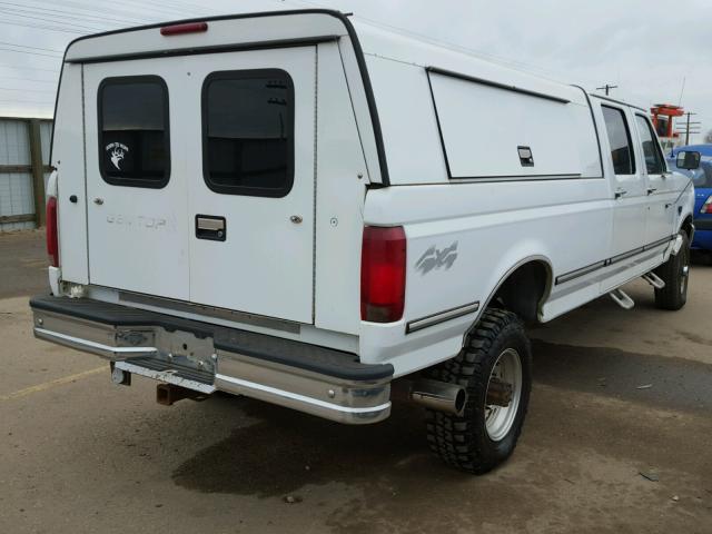 1FTJW36F4SEA12352 - 1995 FORD F350 WHITE photo 4