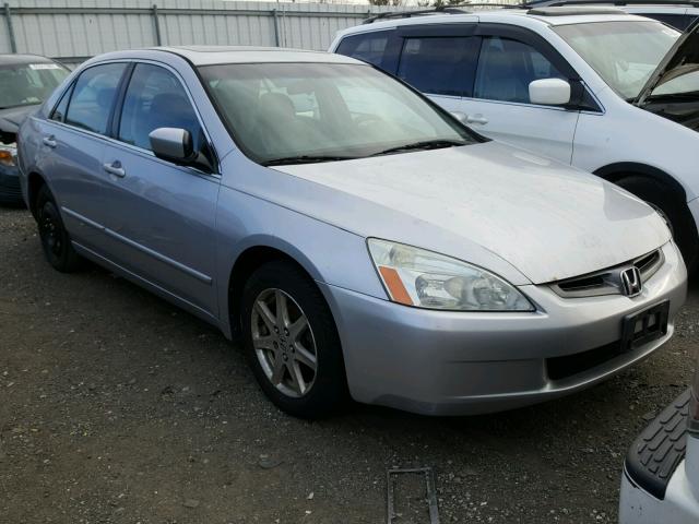 1HGCM66854A035152 - 2004 HONDA ACCORD EX SILVER photo 1