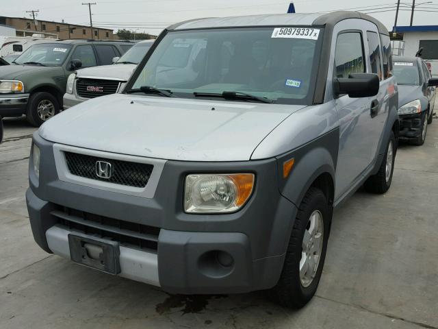 5J6YH18534L007816 - 2004 HONDA ELEMENT EX SILVER photo 2