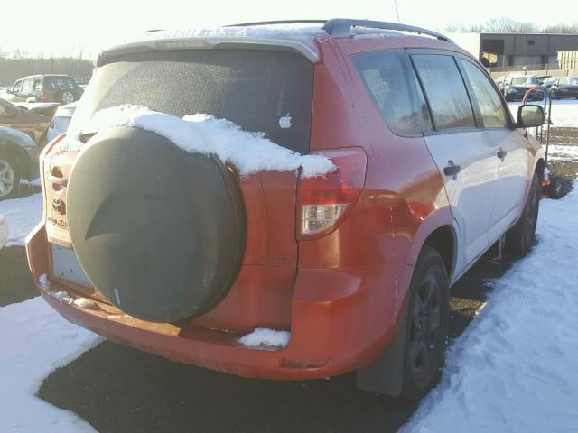 JTMBD33V175069461 - 2007 TOYOTA RAV4 ORANGE photo 4